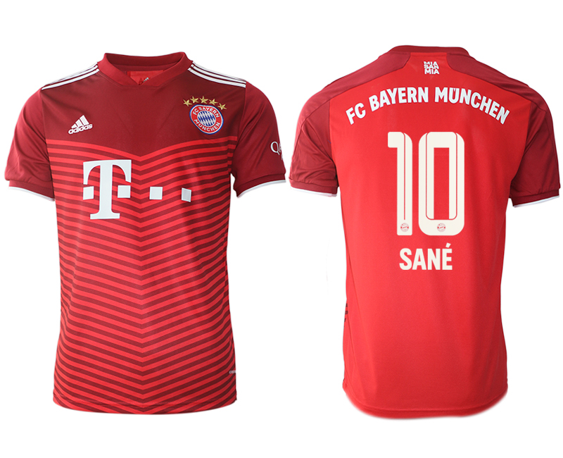 Men 2021-2022 Club Bayern Munich home aaa version red #10 Soccer Jersey->arsenal jersey->Soccer Club Jersey